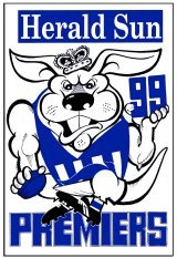 1999 North Melbourne WEG Reprinted Grand Final poster.